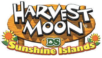 Harvest Moon: Sunshine Islands title screen for Nintendo DS